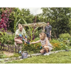Garten- und Pflegehandschuh, Größe 9/L, türkis/grau