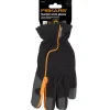 Garten-Arbeitshandschuhe Schwarz/Orange, Gr. 10