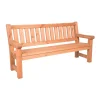Gartenbank 'Allgäu' 3-Sitzer Kiefernholz braun 184 x 96 x 69,5 cm