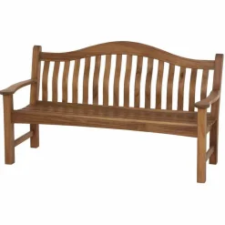 Gartenbank 'Dublin' 3-Sitzer Akazienholz braun 161 x 89 x 67 cm