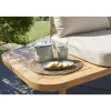 Gartenbank 'Eloise' 2-Sitzer Stahl braun 180 x 80 x 68 cm
