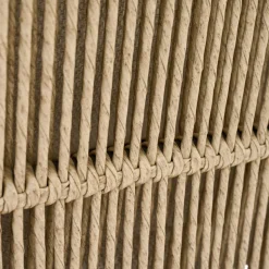 Gartenbank 'Kansas' 2-Sitzer Edelstahl/Aluminium taupe 135 x 85 x 70 cm