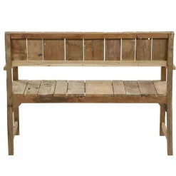 Gartenbank 'Loreo' 2-Sitzer Teakholz braun 124 x 90 x 60 cm