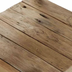 Gartenbank 'Loreo' 2-Sitzer Teakholz braun 124 x 90 x 60 cm