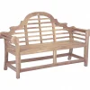 Gartenbank 'Picadilli' 3-Sitzer Teakholz braun 166 x 104 x 63 cm