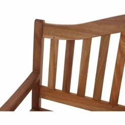 Gartenbank 'Pisa' 3-Sitzer Akazienholz braun 150 x 104 x 66 cm