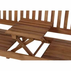 Gartenbank 'Pisa' 3-Sitzer Akazienholz braun 150 x 104 x 66 cm