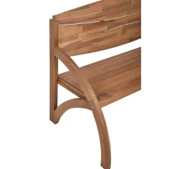 Gartenbank 'Ronja' 3-Sitzer Akazienholz braun 140 x 90 x 66 cm