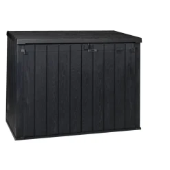 Gartenbox 'Stora Way Plus 2' Polypropylen anthrazit 178 x 140 x 109 cm