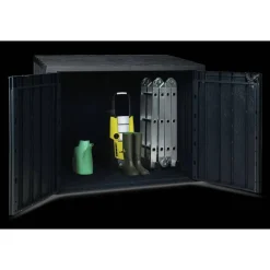Gartenbox 'Stora Way Plus 2' Polypropylen anthrazit 178 x 140 x 109 cm