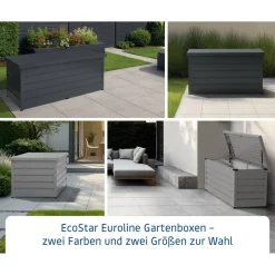 Gartenbox 'Euroline' Stahl/Metall 166 x 72,5 x 87,2 cm