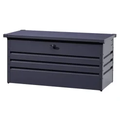 Gartenbox Stahlblech anthrazit 132 x 62 x 62 cm