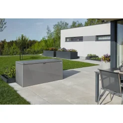 Gartenbox 'StyleBox 170' Stahl grau 170 x 81 x 70 cm