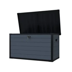 Gartenbox XXL 'Silva' 570 l Kunststoff anthrazit 150 x 74 x 66 cm