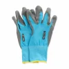 Gartenhandschuhe 'Basic' blau/grau Gr. 9