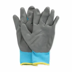 Gartenhandschuhe 'Basic' blau/grau Gr. 9