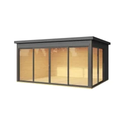 Gartenhaus '412 Gr.2' anthrazit 418 x 239,4 x 321,9 cm