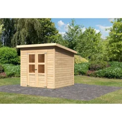 Gartenhaus 'Agil' Fichtenholz naturbelassen 212 x 219 x 214 cm