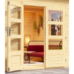 Gartenhaus 'Flehingen 2' 426 x 276 x 228 cm naturfarben