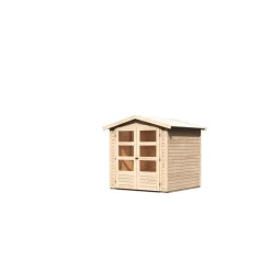 Gartenhaus 'Schierke 2' naturfarben 186 x 186 x 210 cm