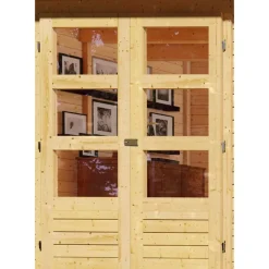 Gartenhaus 'Schierke 2' naturfarben 186 x 186 x 210 cm