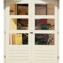 Gartenhaus 'Schierke 3' terragrau 246 x 186 x 209 cm