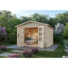 Gartenhaus'Koberg 8' naturbelassen 330 x 238 x 330 cm