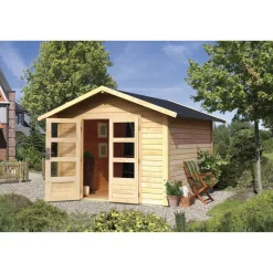 Gartenhaus'Koberg 8' naturbelassen 330 x 238 x 330 cm