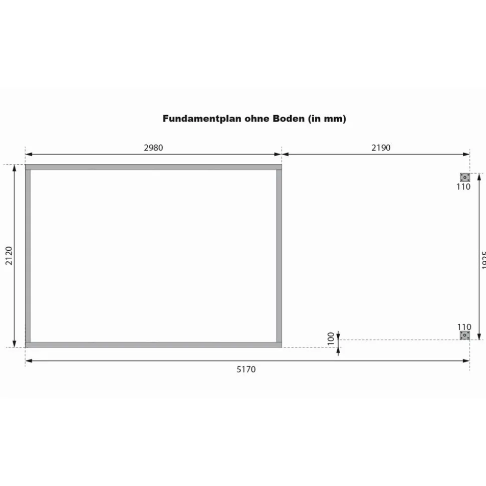 Gartenhaus-Set 'Komet 4 C' Fichtenholz anthrazit / anthrazit mit Anbaudach 2,35 m breit 514,5 x 209 x 213,5 cm