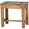 Gartenhocker 'Falun' Akazienholz braun 50 x 45 x 33 cm