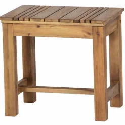 Gartenhocker 'Falun' Akazienholz braun 50 x 45 x 33 cm