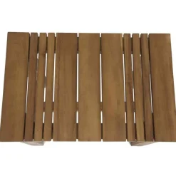 Gartenhocker 'Falun' Akazienholz braun 50 x 45 x 33 cm
