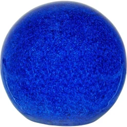Gartenkugel Keramik glasiert blau Ø 12 cm