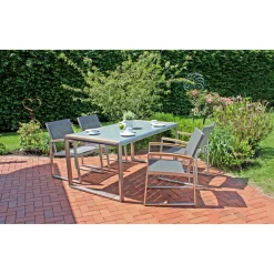 Gartenmöbelset 'Ava' für 4 Personen Aluminium