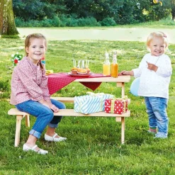Gartenmöbelset für Kinder 'Nicki' Fichtenholz naturfarben