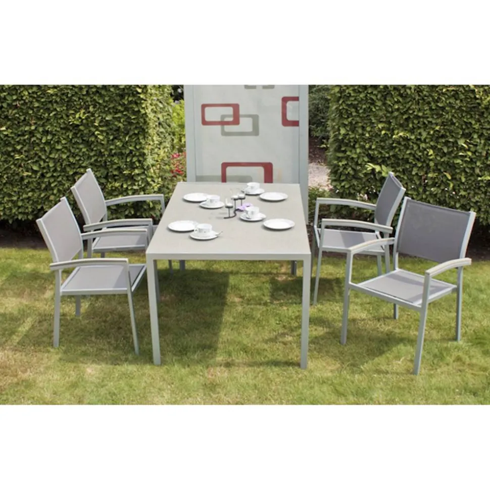 Gartenmöbelset 'Grace' für 6 Personen Aluminium