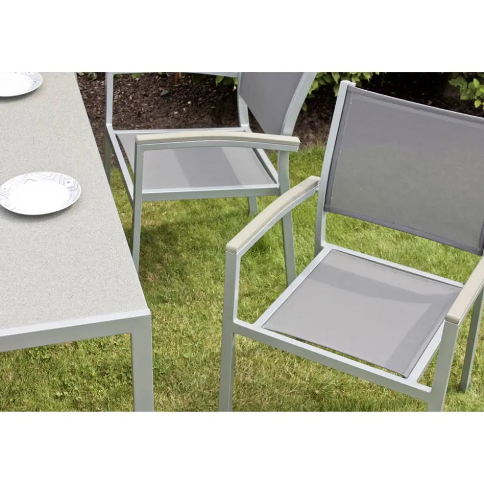 Gartenmöbelset 'Grace' für 6 Personen Aluminium