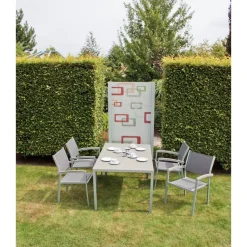Gartenmöbelset 'Grace' für 4 Personen Aluminium