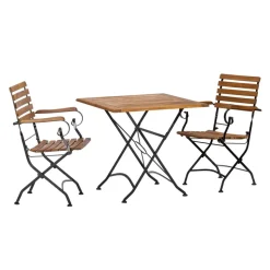 Gartenmöbelset 'Lindau' für 2 Personen Metall