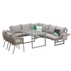 Gartenmöbelset 'Nelia' für 8 Personen Aluminium