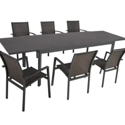 Gartenmöbelset 'Nerea' für 6 Personen Aluminium