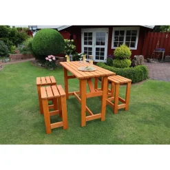 Gartenmöbelset 'Summer' für 4 Personen Kiefernholz
