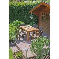 Gartenmöbelset 'Topeka' für 6 Personen Akazienholz