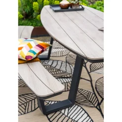Gartenmöbelset 'Bell' für 8 Personen Aluminium