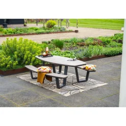 Gartenmöbelset 'Bell' für 8 Personen Aluminium