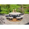 Gartenmöbelset 'Bell' für 6 Personen Aluminium