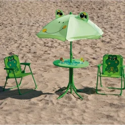 Gartenmöbelset für Kinder 'Froggy' grün 4-teilig