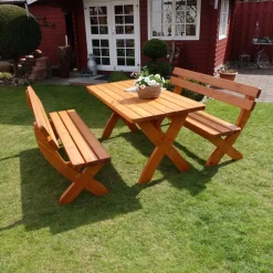 Gartenmöbelset 'Landsberg' für 4 Personen Holz