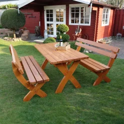 Gartenmöbelset 'Landsberg' für 4 Personen Holz