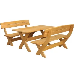 Gartenmöbelset 'München' für 4 Personen Holz